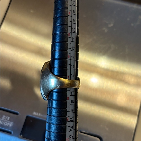 14K Gold Cameo Ring Carved Shell Athena or Roman Soldier size 7.25 - Picture 13 of 16